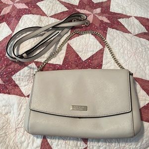 Kate Spade Greer crossbody- VGUC.  Light Taupe/Cream